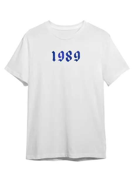 Футболка унисекс Каждому Своё 1989/Год рождения/С др RAYR5GB белая S