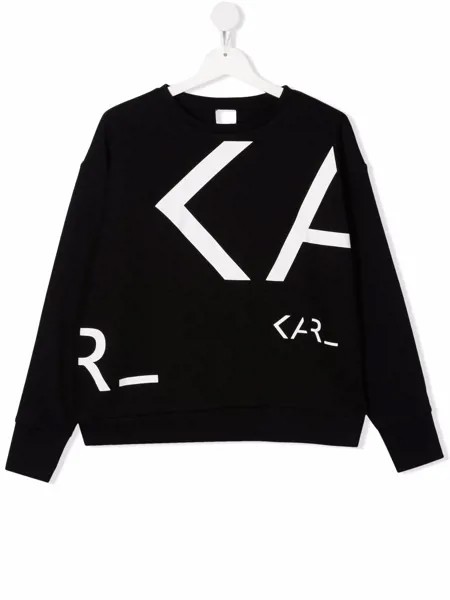 Karl Lagerfeld Kids толстовка с логотипом