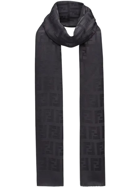 Fendi шарф с фирменным логотипом