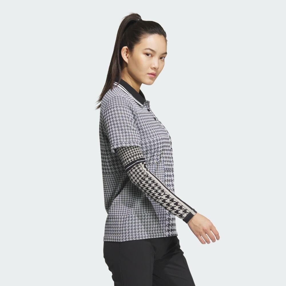 Поло Adidas PRIMEKNIT Side seamless short sleeve shirt with arm covers, черный