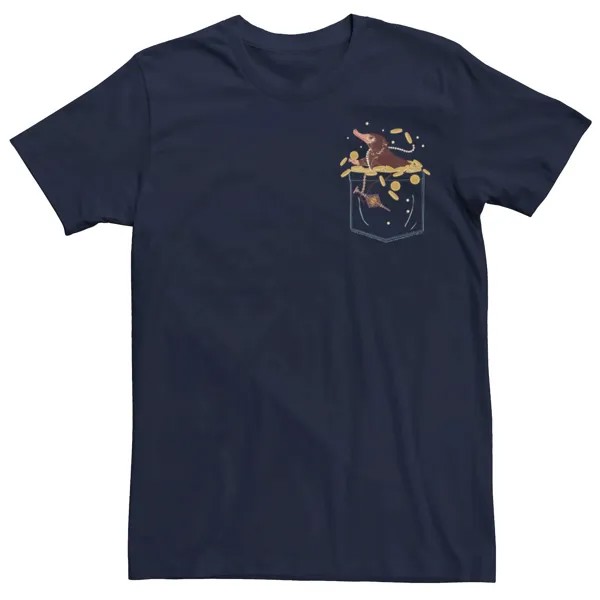 Мужская футболка Fantastic Beasts Niffler с искусственным карманом DC Comics