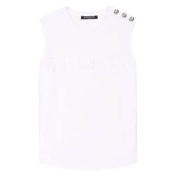 Хлопковая майка Balmain