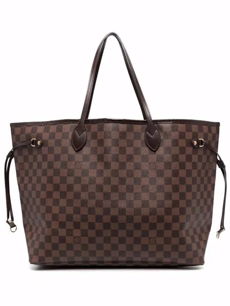 Louis Vuitton сумка-тоут Damier Ebène Neverfull GM pre-owned