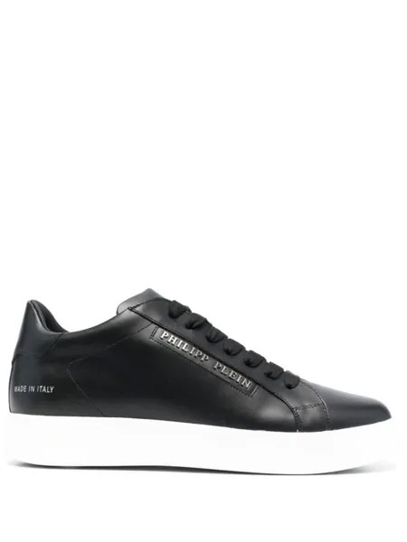 Philipp Plein кеды на шнуровке, черный