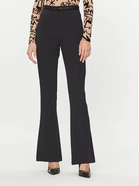 Тканевые брюки узкого кроя Versace Jeans Couture, черный