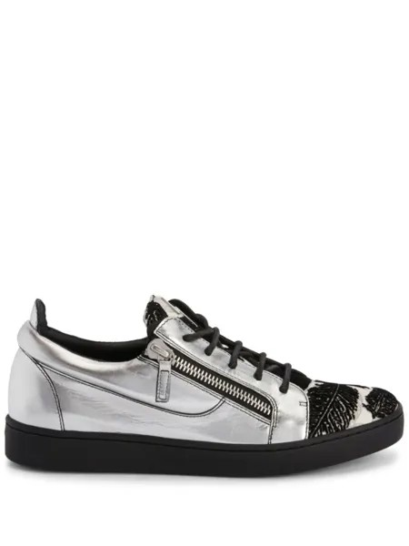 Giuseppe Zanotti кеды Frankie, серебристый