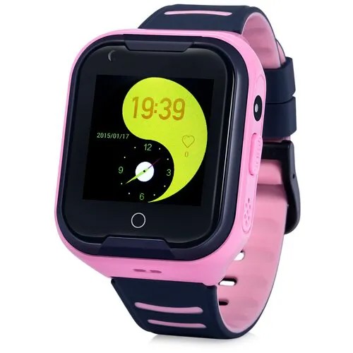 Умные часы для детей Wonlex Smart Baby Watch KT11 GPS, WiFi, камера, 4G розовые , для девочки 5-12 лет