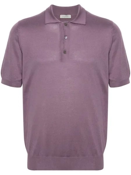 Canali трикотажная рубашка поло, розовый