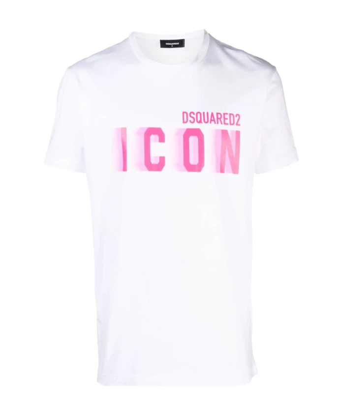 Флуоресцентная футболка S icon Dsquared2, белый