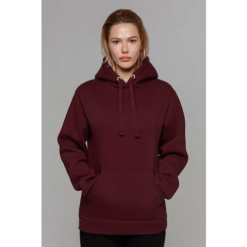 Худи Магазин Толстовок, размер XL-46-48-Woman-(Женский), бордовый