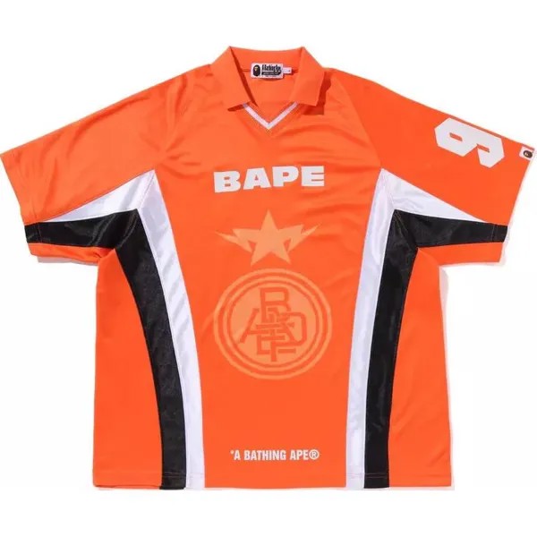Рубашка свободного кроя с несколькими логотипами BAPE A Bathing Ape, белый