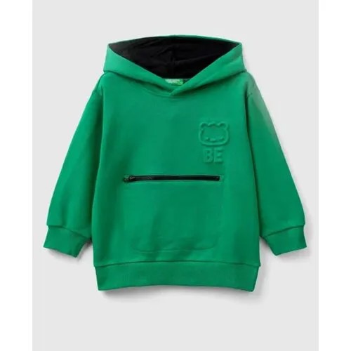 Толстовка UNITED COLORS OF BENETTON, размер XS, зеленый