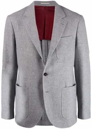 Brunello Cucinelli кашемировый однобортный пиджак