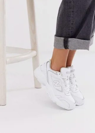 Белые кроссовки New Balance - 452-Белый