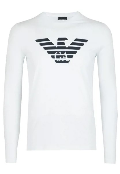 Лонгслив мужской Emporio Armani 116816 белый XL