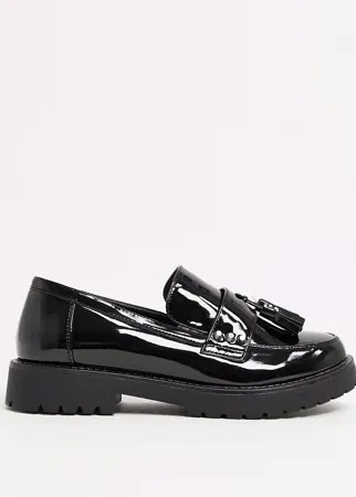 Черные лакированные туфли Glamorous-Черный цвет