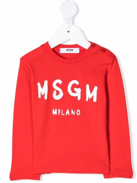 MSGM Kids толстовка с логотипом