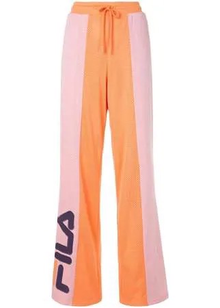 Fila спортивные брюки с сетчатыми вставками