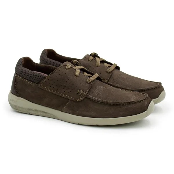 Топсайдеры мужские Clarks Gorwin Moc 26164686 коричневые 42 EU