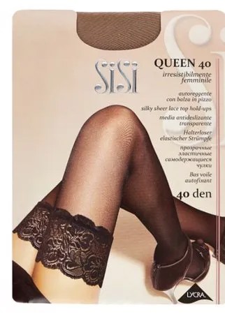 Чулки Sisi Queen, 40 den, размер 3-M, miele (бежевый)