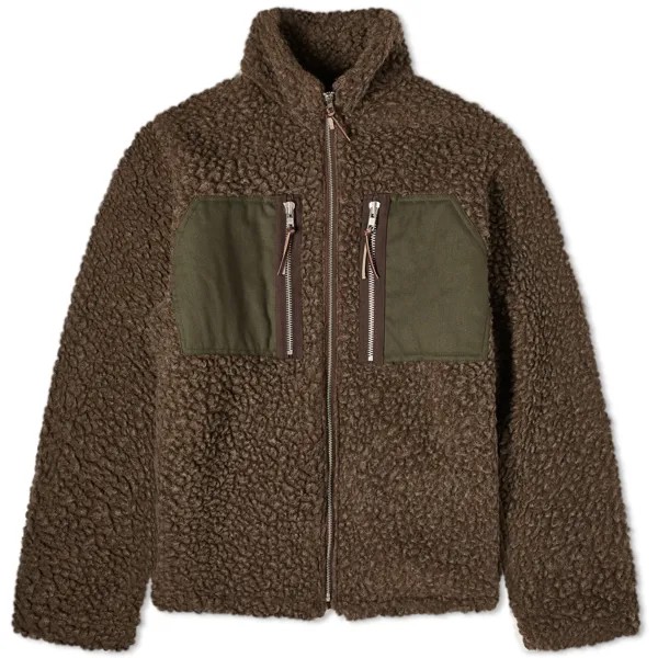 Флис Café Mountain Mountain Fleece, цвет Earth & Moss Green