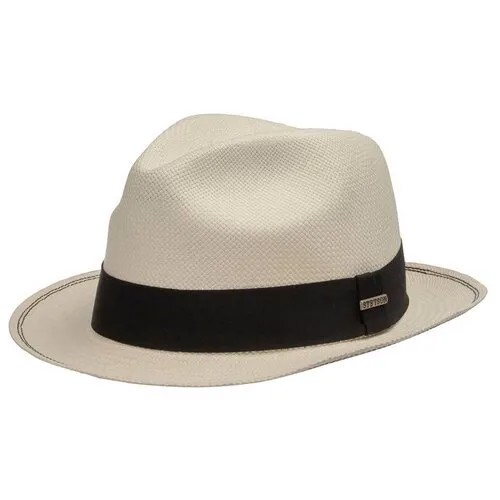 Шляпа федора STETSON 2158401 FEDORA PANAMA 2-3, размер 57