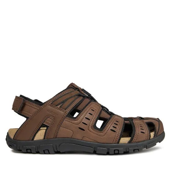 Сандалии Geox Uomo Sandal Strada U4524C 000ME C6006 Dk Brown, коричневый