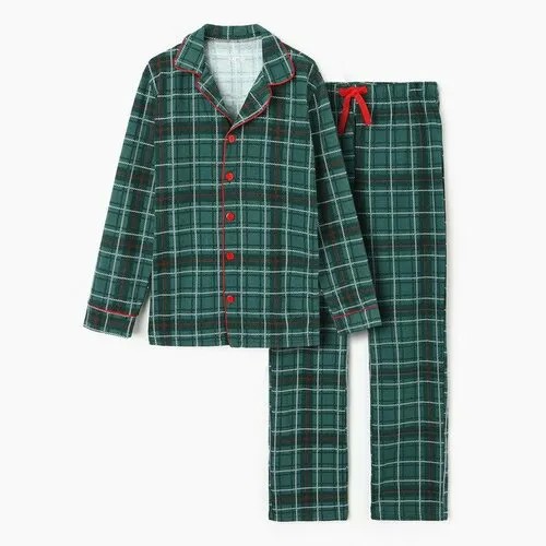 Пижама  Kaftan, размер 56, зеленый
