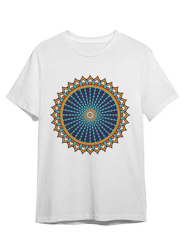 Футболка унисекс СувенирShop Мандала/Буддизм/Медитация 26 белая 2XL (52-54)