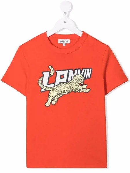 LANVIN Enfant футболка с логотипом