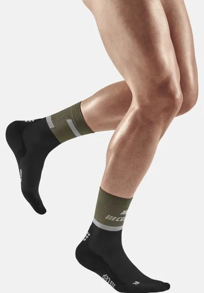 Спортивные носки COMPRESSION CEP, цвет olive/black