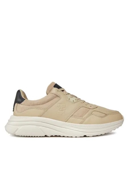Кроссовки Tommy Hilfiger Modern Runner Premium Lth FM0FM04879 Beis, бежевый