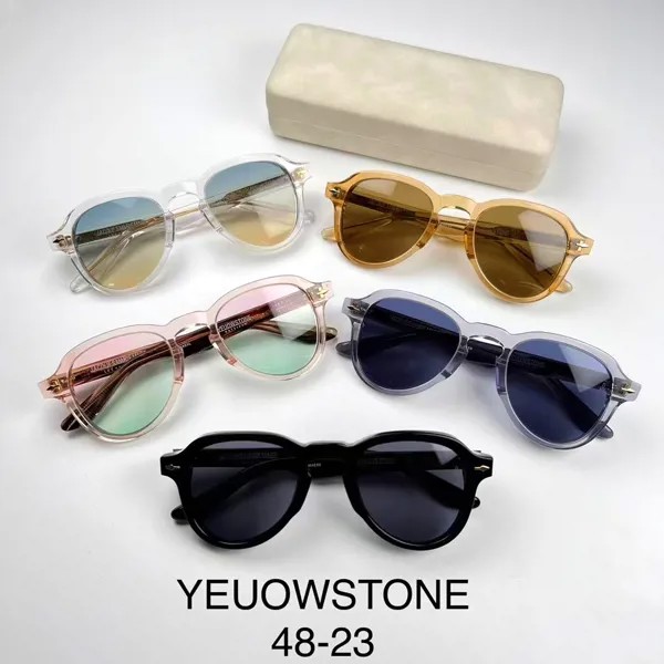 2023 винтажные Модные солнцезащитные очки-авиаторы в стиле ретро персиковый дизайн в форме сердца Толстая ацетатная оправа UV400 поляризованные линзы для женщин и мужчин высокое качество
