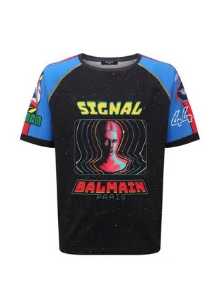 Хлопковая футболка Balmain