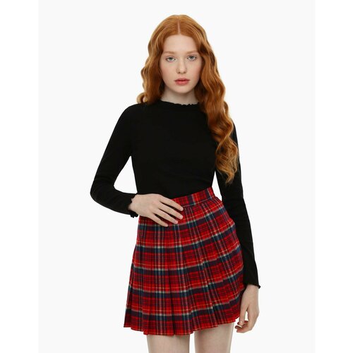 Юбка Gloria Jeans, размер 12-13л/158 (40), мультиколор, красный