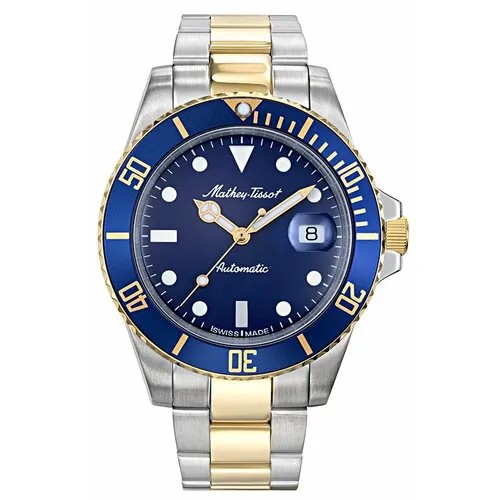 Наручные часы Mathey-Tissot Швейцарские механические H901ATBBU, серебряный