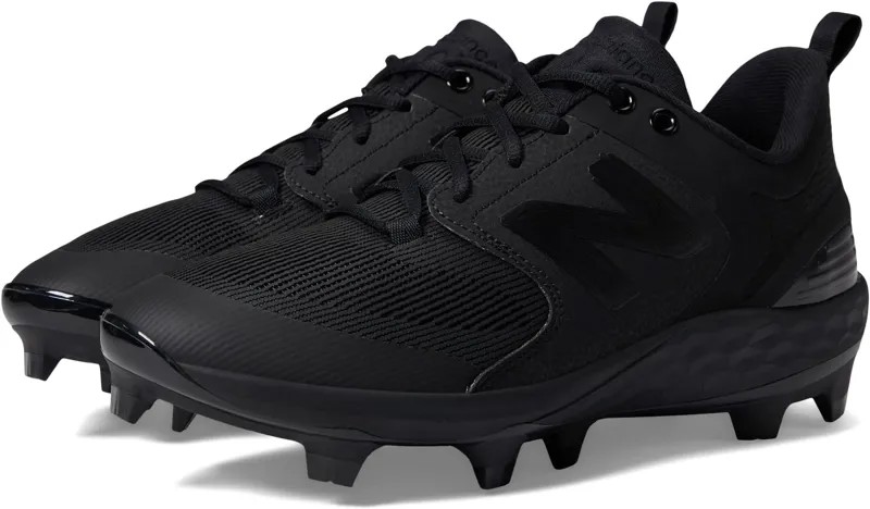 Бутсы Fresh Foam 3000v6 Charred Molded New Balance, цвет Black/Black