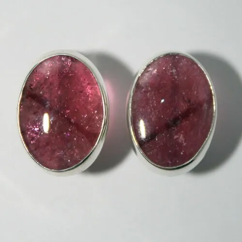 Серьги True Stones, турмалин, розовый