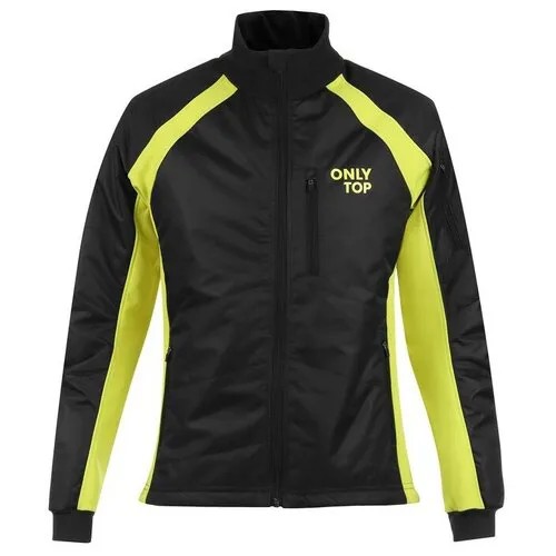 Куртка спортивная ONLYTOP, размер 50, черный