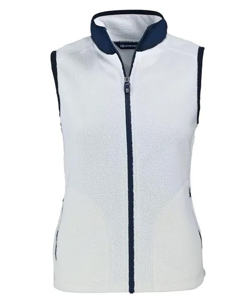 Женский флисовый жилет больших размеров Cascade Eco Sherpa Cutter & Buck, тан/бежевый