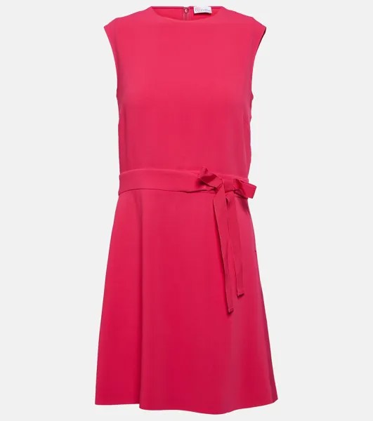 Мини-платье из крепа REDVALENTINO, розовый