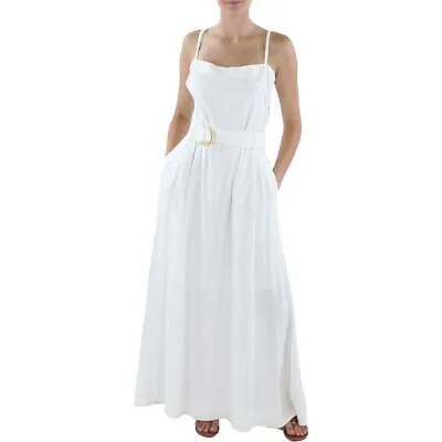 Jonathan Simkhai Женское белое длинное платье-майка с поясом XL BHFO 2752