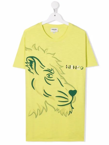 Kenzo Kids футболка с принтом