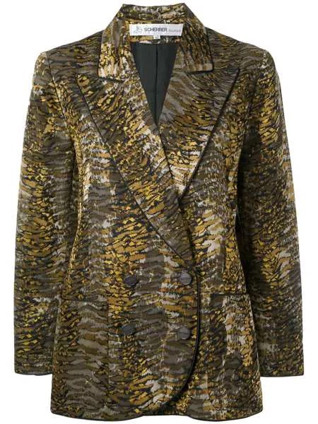 Jean Louis Scherrer Pre-Owned пиджак с тигровым принтом 1990-х годов выпуска