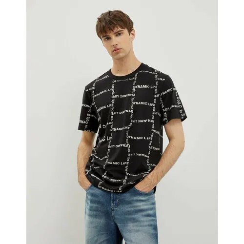 Футболка Gloria Jeans, размер XL (52-54), чёрный