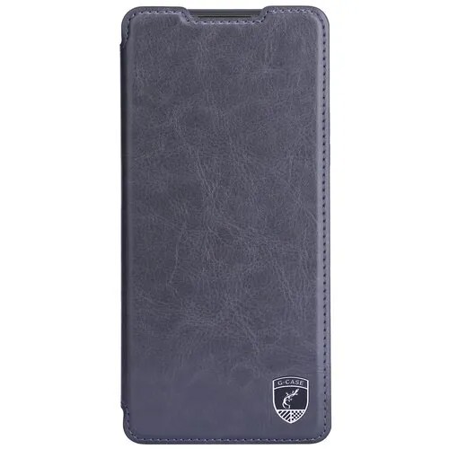 Чехол-книжка G-Case Slim Premium для Xiaomi Redmi Note 10 Pro / Note 10 Pro Max металлик