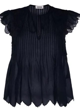 Zadig&Voltaire топ Tiara с вышивкой