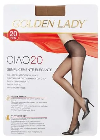 Колготки Golden Lady Ciao 20 den, размер 4-L, melon (бежевый)