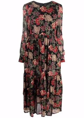 Antonio Marras платье миди Kleid с цветочным принтом