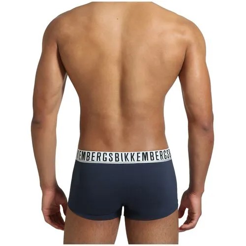 Трусы BIKKEMBERGS Essential - 3-Pack Men's Trunk, 3 шт., размер XL, синий